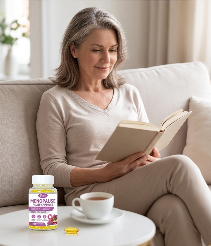 Cápsulas de alivio para la menopausia